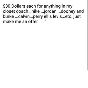 Closet sale!!!!